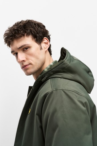 Padded hooded jacket