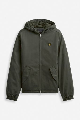 Padded hooded jacket