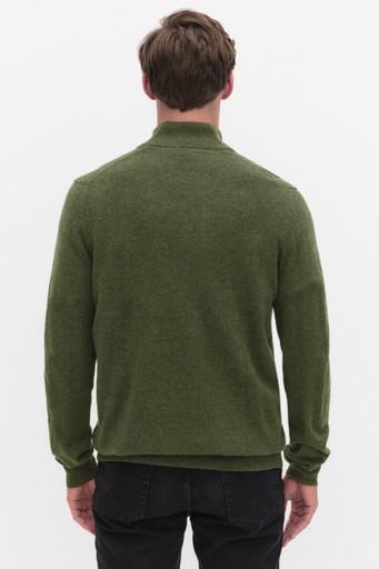 Lambswool zip jumper