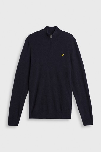 Lambswool zip jumper