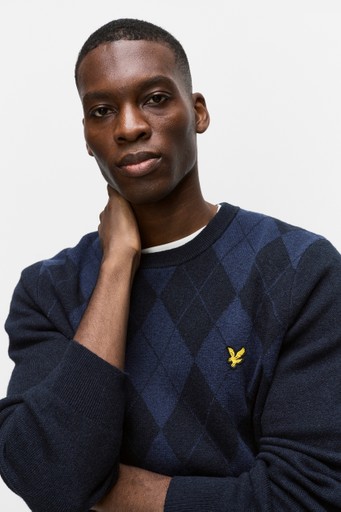 Argyle jumper