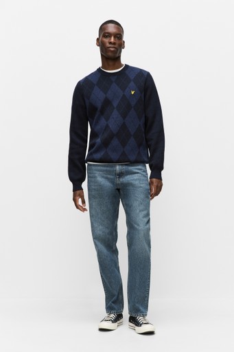 Argyle jumper