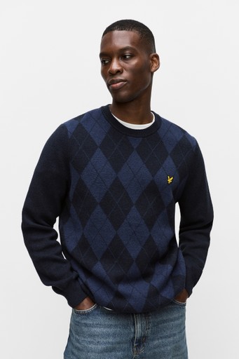 Argyle jumper