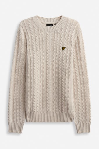 Cable knit jumper