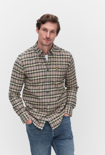 Check flannel shirt