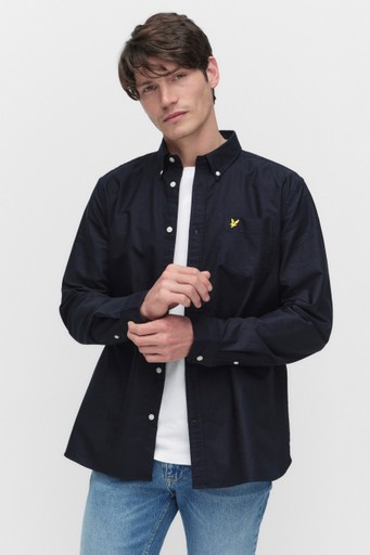 Plain oxford shirt
