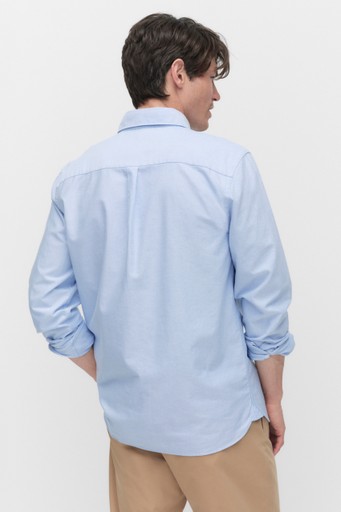 Plain oxford shirt