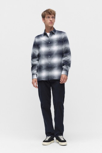 Ombre check fl shirt Ombre check fl shirt