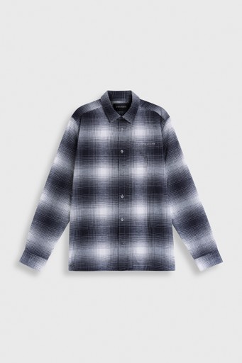 Ombre check fl shirt Ombre check fl shirt