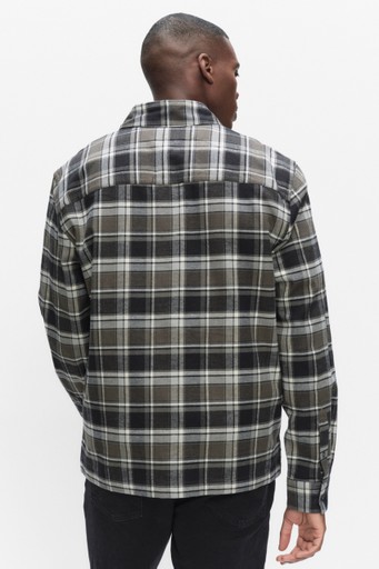 Brushed check shirt