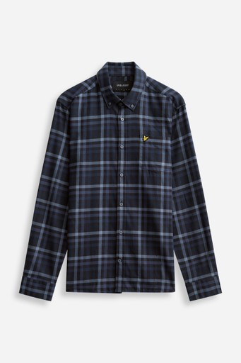 Tonal check shirt