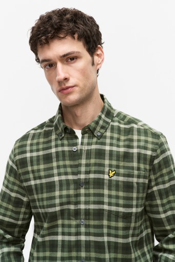 Tonal check shirt