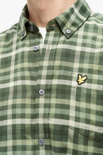 Tonal check shirt