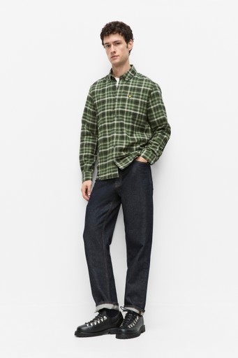 Tonal check shirt