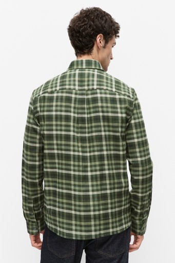 Tonal check shirt