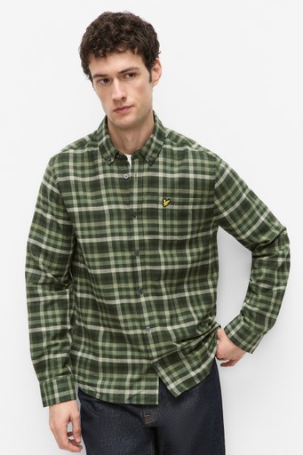 Tonal check shirt