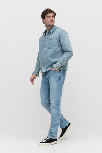 Regular fit denim sh