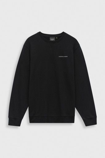 Emb crew neck sweat