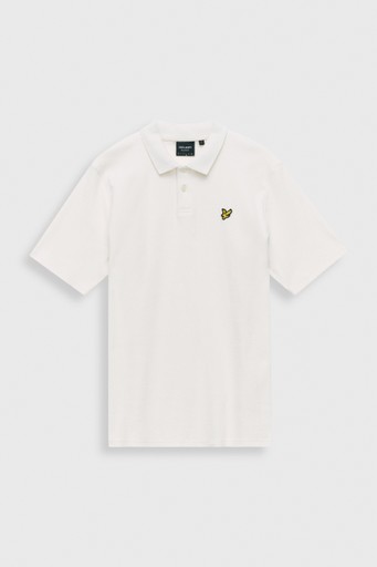 Ribbed polo shirt