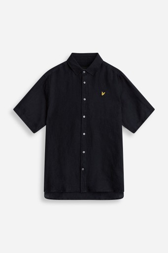 Ss linen blend shirt