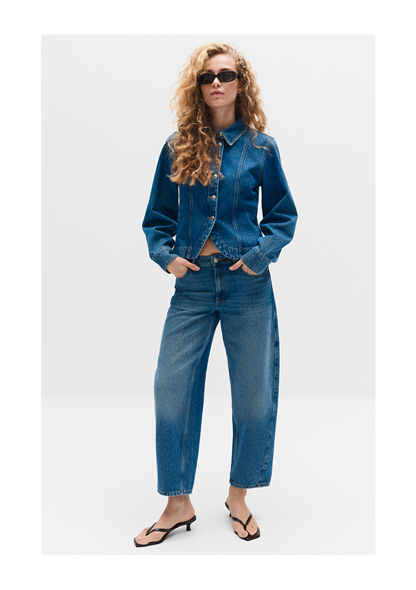 Jeansjakke til dame.