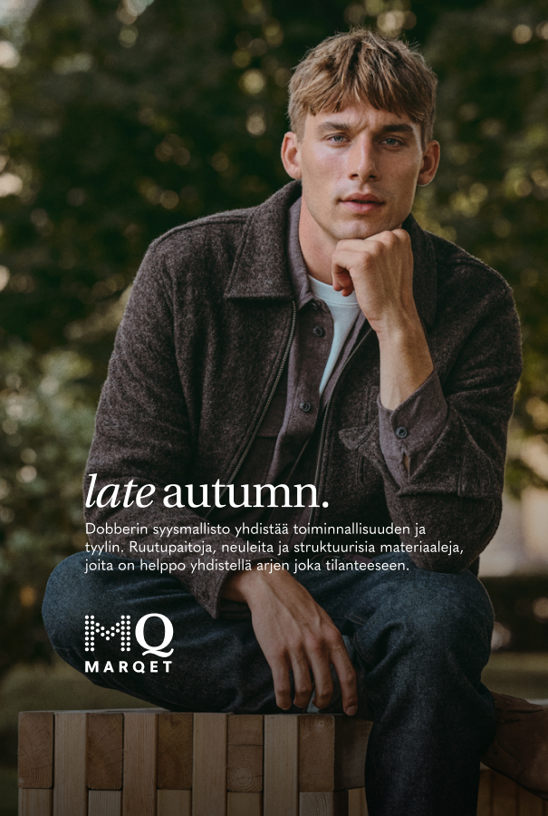 Ruskea villasekoitteinen vetoketjullinen overshirt miehille.