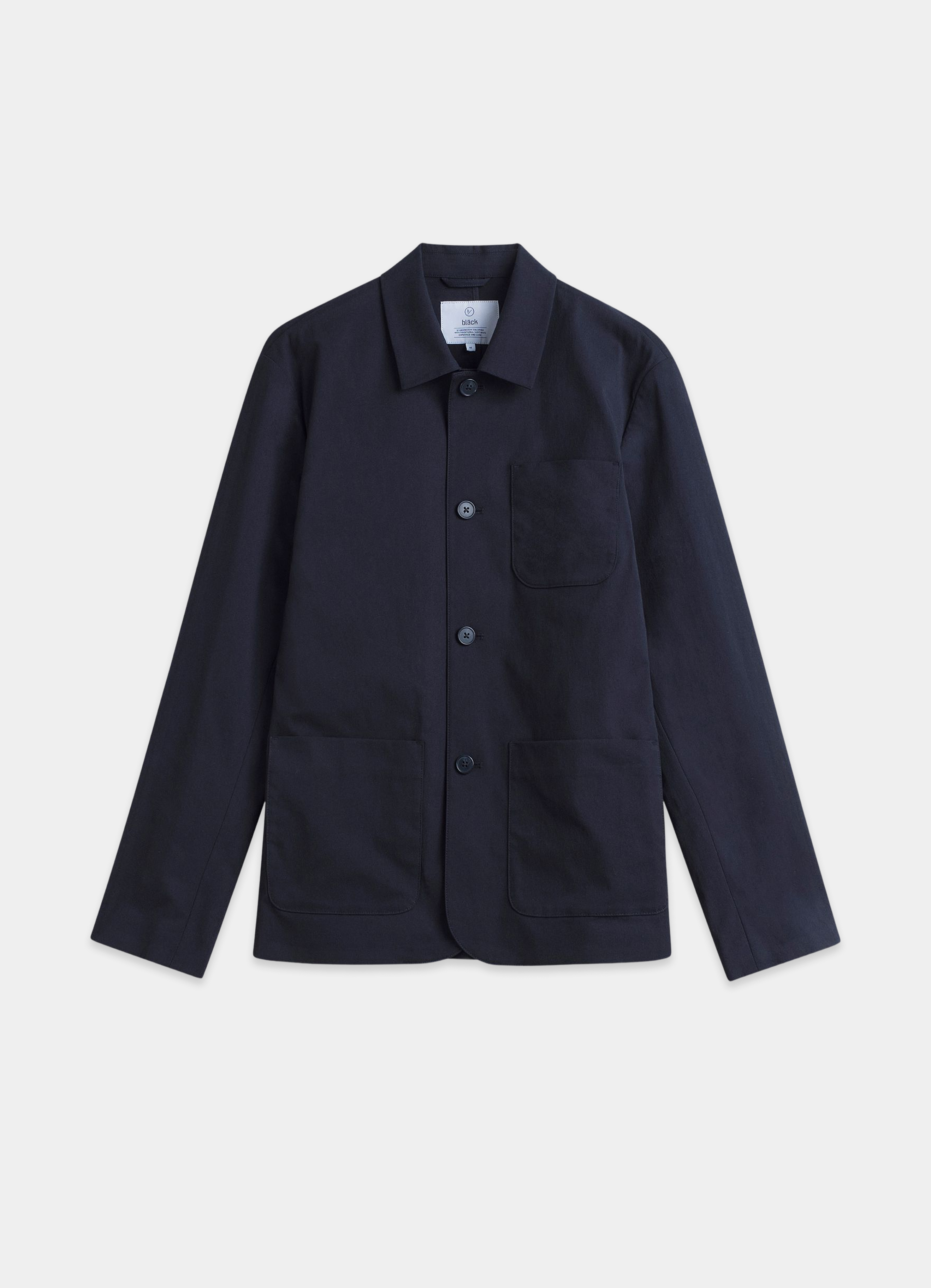 Blå overshirt til mænd fra MQ.