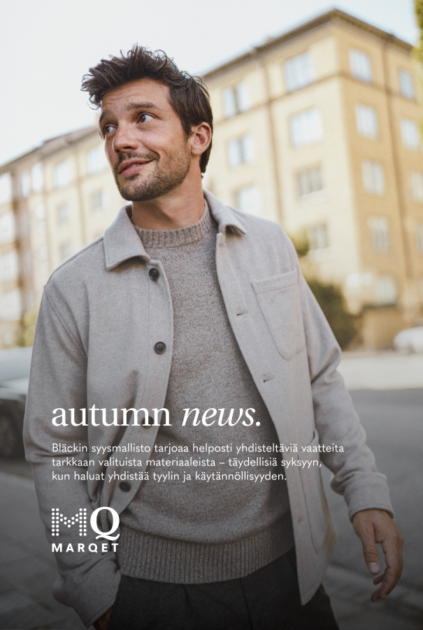 Syysmuoti 2025 miehille. Neule ja harmaa overshirt miehille.