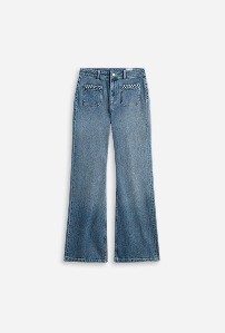 Siniset naisten farkut MQ Marqet:lta.