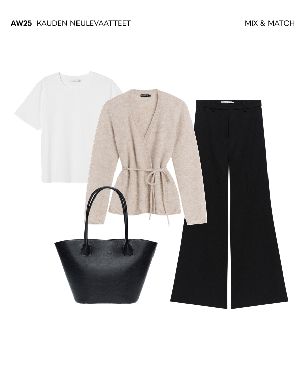 Vihreä neulepusero naisille. Flavia-neule.