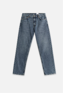 Mellemblå jeans til herrer.