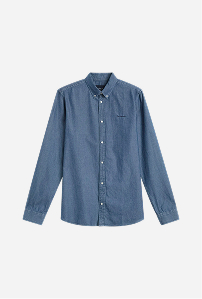 Denimskjorte til herrer.