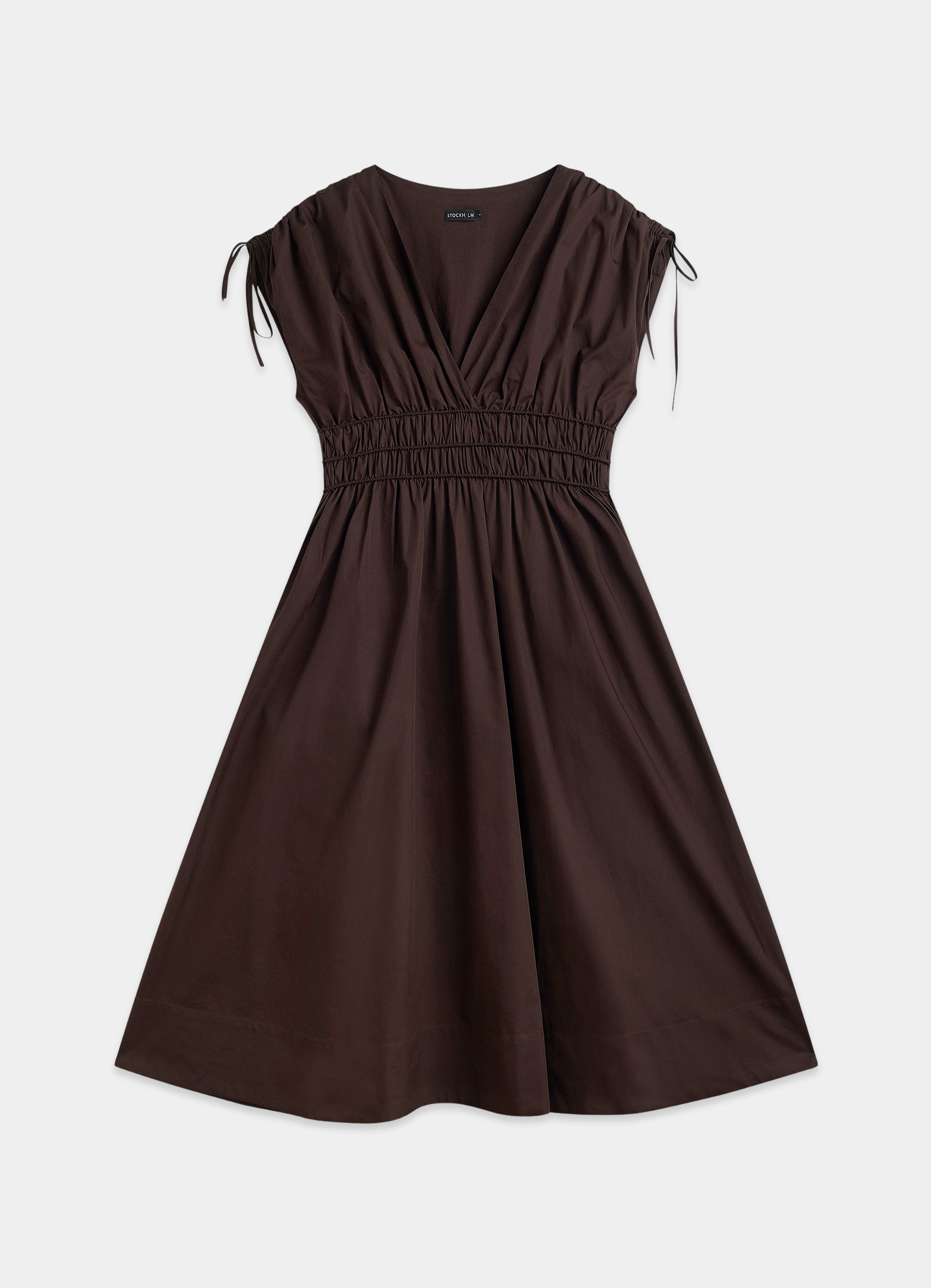 Ruskea naisten midimekko MQ Marqet:lta.