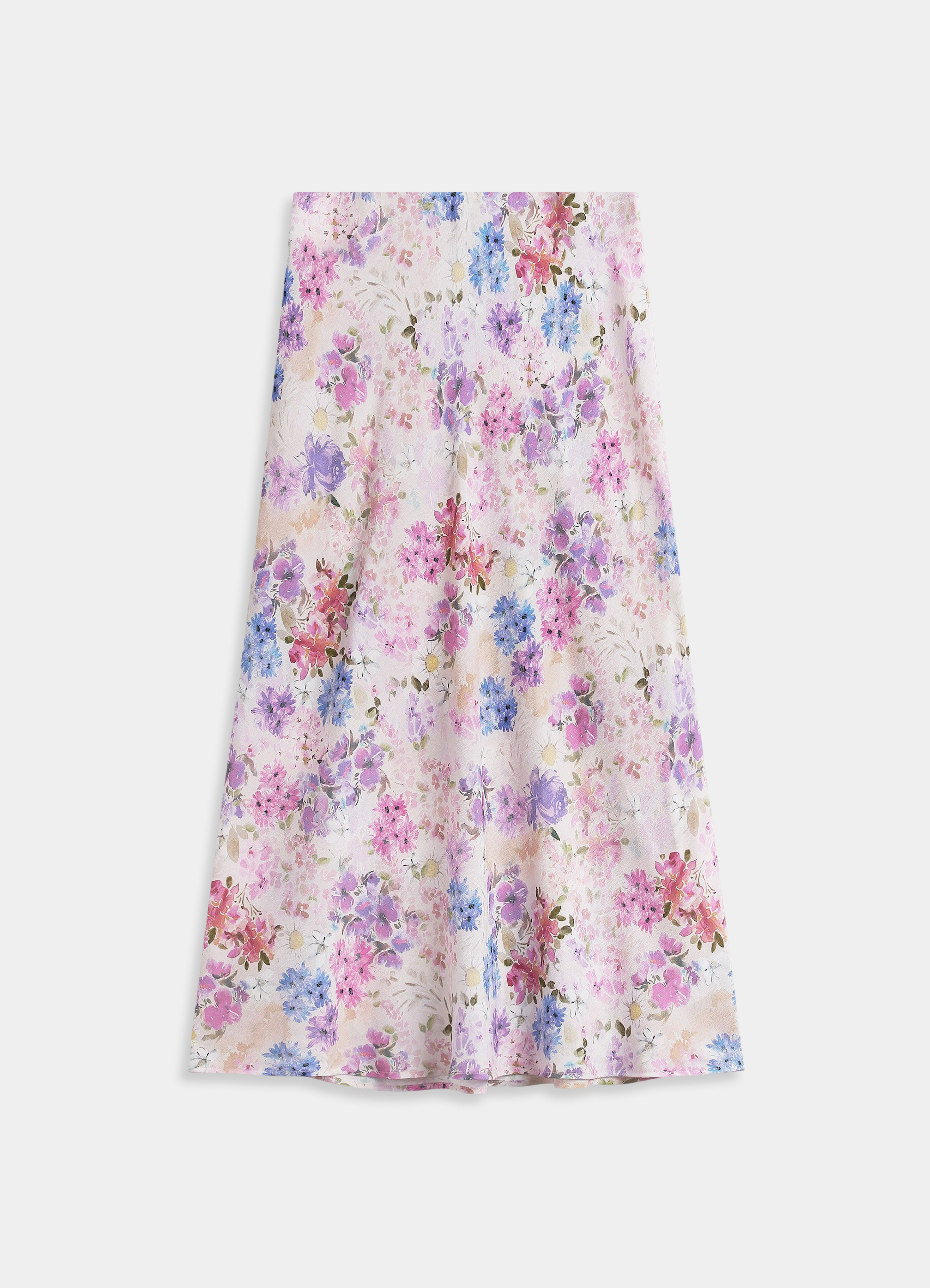 Mauria skirt är en vävd midikjol i viskos från varumärket Dobber.