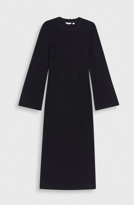 musta pitkähihainen neulemekko