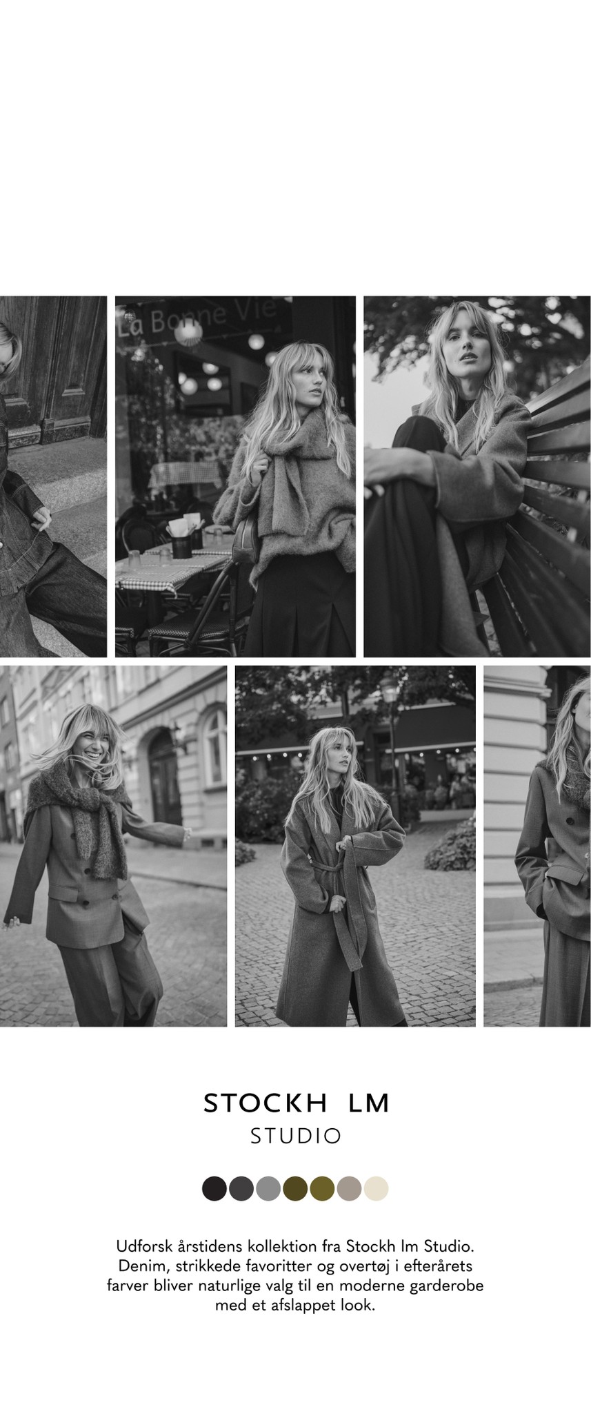 Efterårsmode 2025 til dame. Inspirationsbillede.