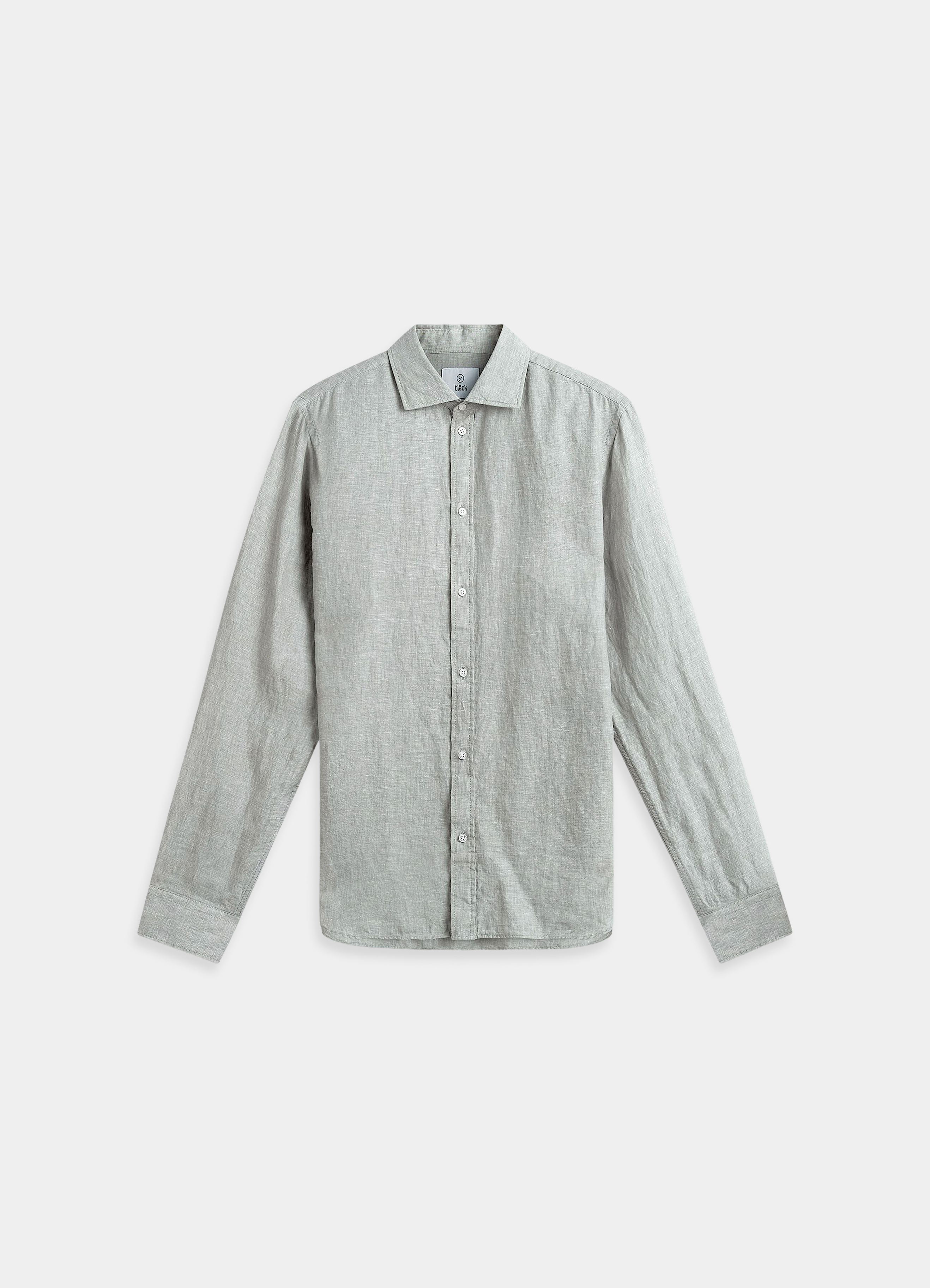 Sini-vihreä miesten pellavapaita MQ Marqet:lta.