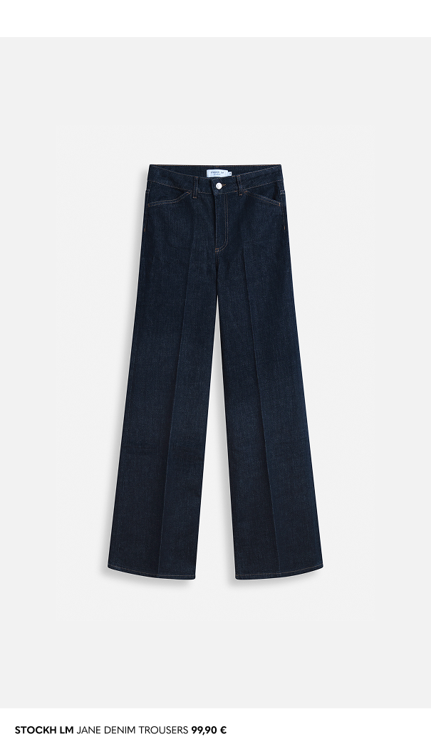 Tummansininen denim naisille