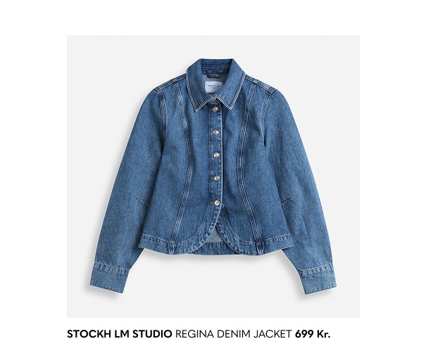 Jeansjakke til dame.