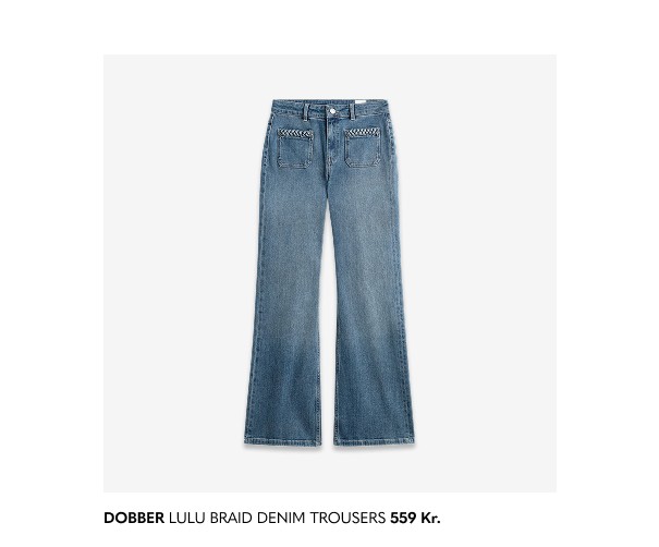 Blå damejeans fra MQ Marqet.