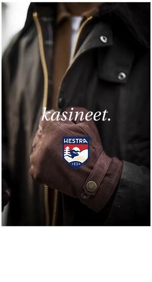 Ruske nahkakäsineet Hestra