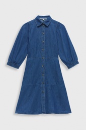 Ballotine shirt dres DENIM BLUE