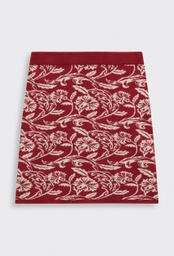 Monah knitted skirt FLOWER JACQUARD