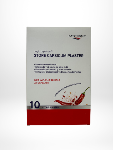 Smerteplaster STORT - 10 plaster