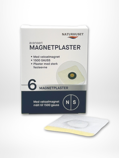 Magnetplaster 1500 gauss - 6 stk