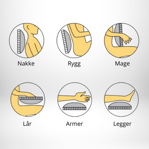 Massasjepute til nakke/universal Shiatsu N-1