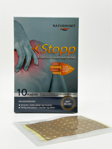Smerteplaster Stopp Elastisk - 10 stk