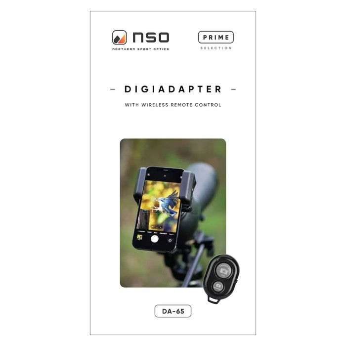 NSO Digiscoping adapter ink fjärrkontroll