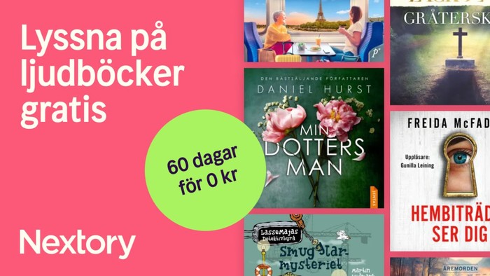 Nextory - prova gratis i 60 dagar