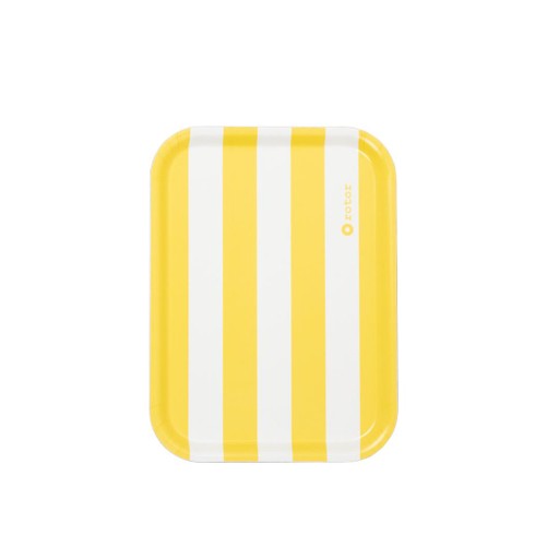 Bricka Stripes Bricka Stripes Gul/vit